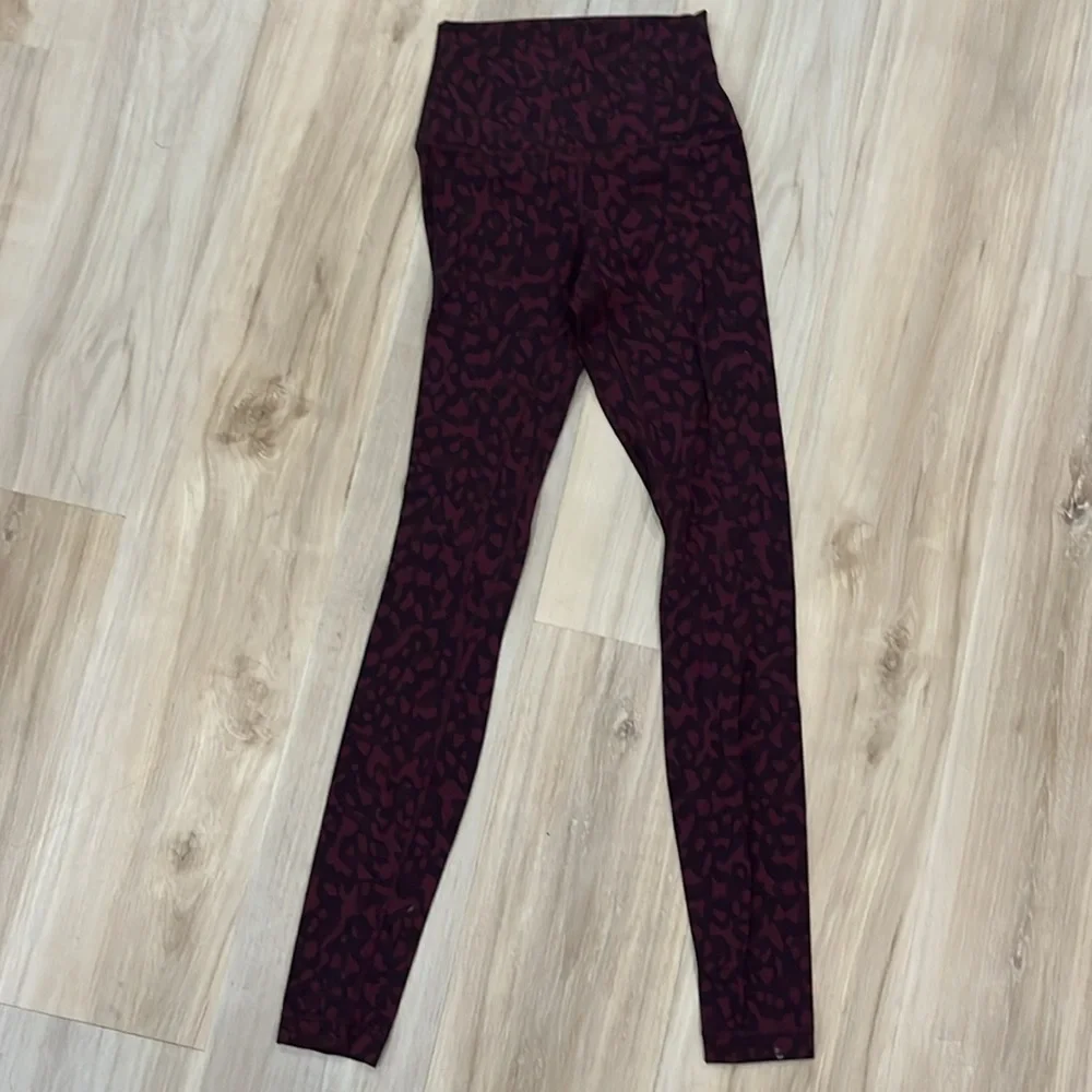 Lululemon Align 28" High-Rise Yoga Pants Size 2 Dark Adobe Multi Camo Print - Picture 6 of 8